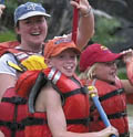 family rafting